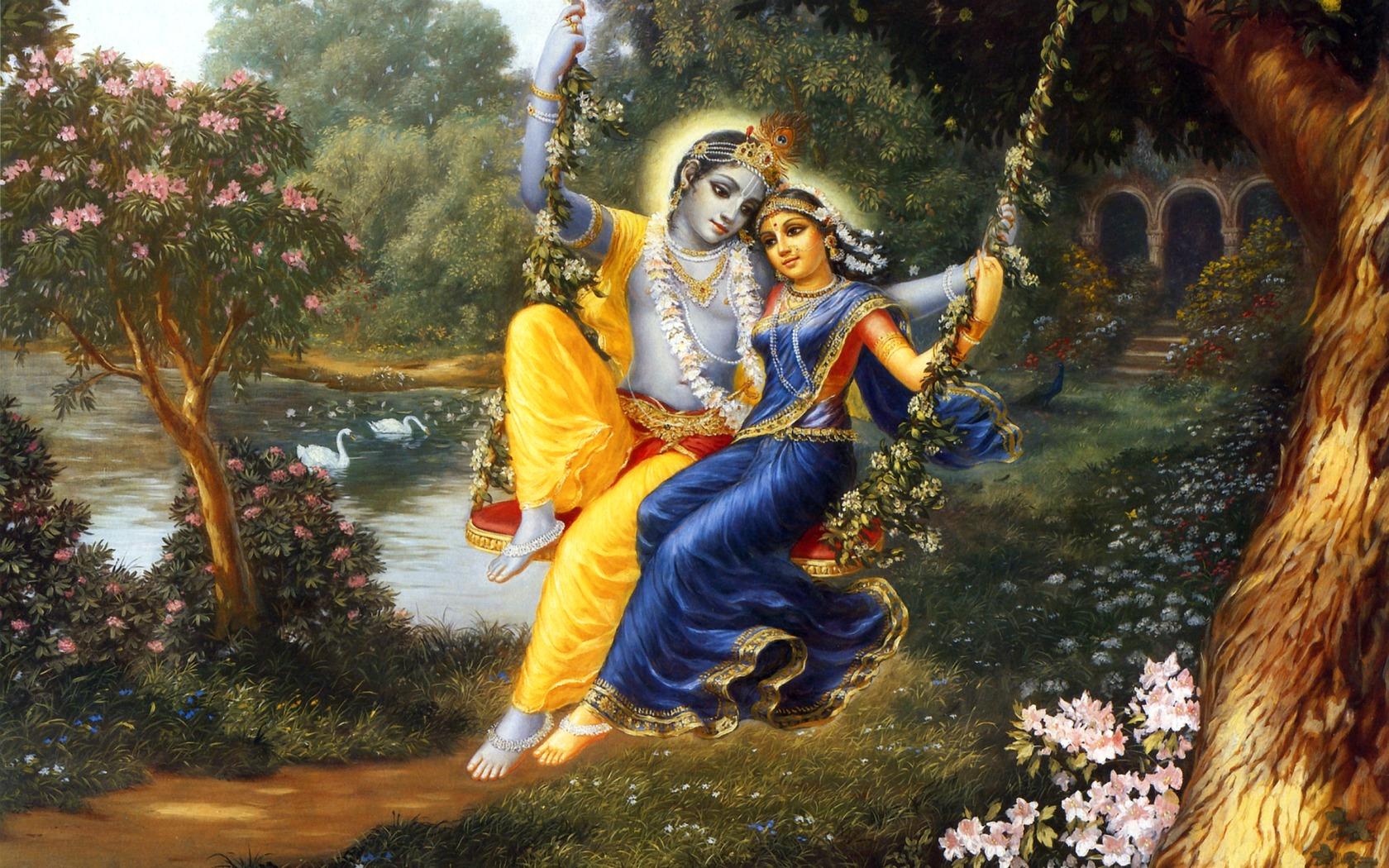 radha krishna Good Vibes Only