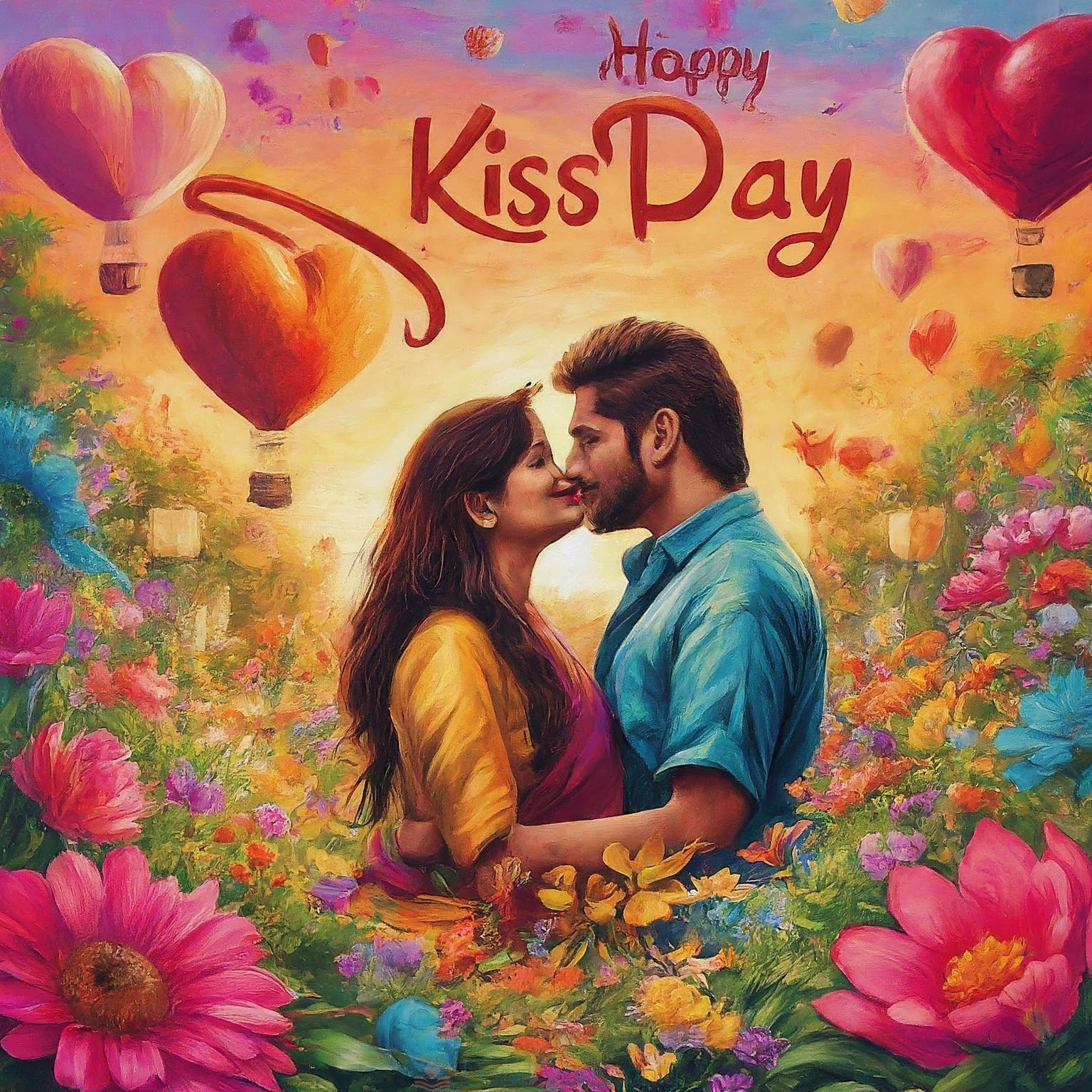 Happy Kiss Day 1 Good Vibes Only