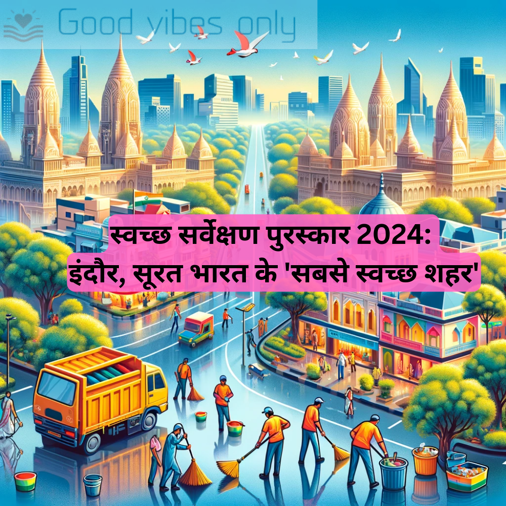 स्वच्छ सर्वेक्षण पुरस्कार 2024: इंदौर, सूरत भारत के ‘सबसे स्वच्छ शहर’