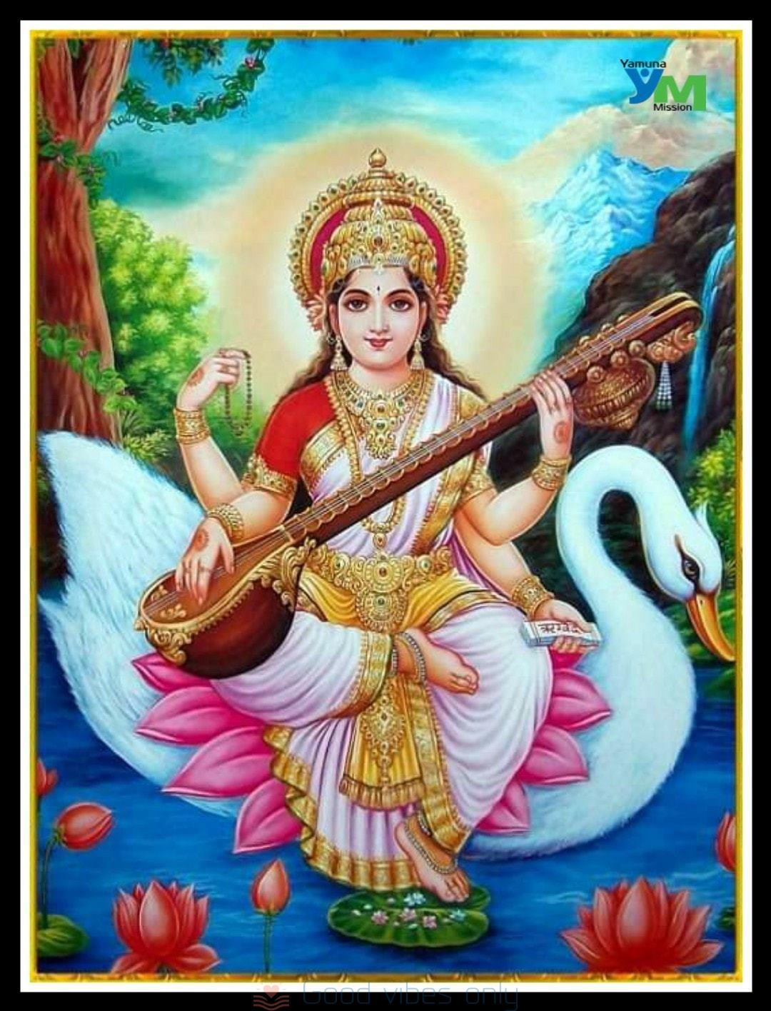 Shri Saraswati Jai Veene Wali Ki Aarti Good Vibes Only