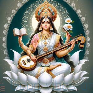 Shri Saraswati mata -1 Shri Saraswati mata 1 Good Vibes Only