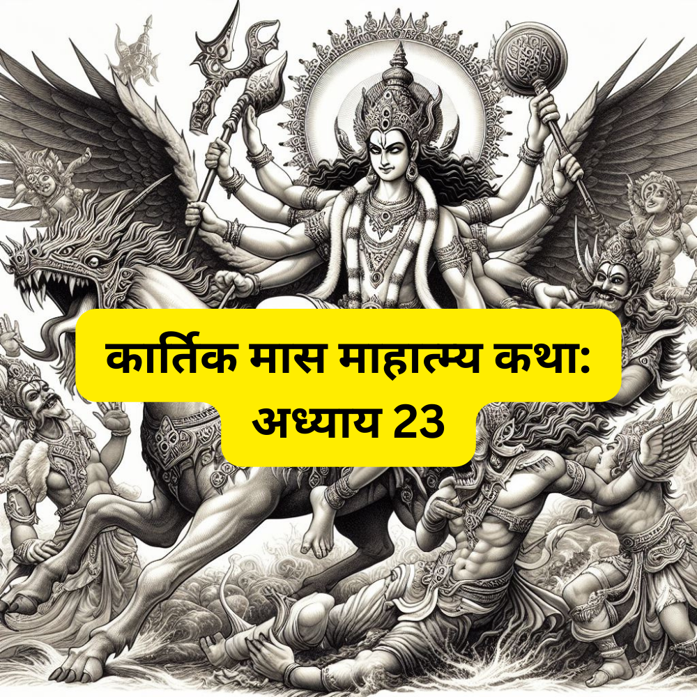 कार्तिक मास माहात्म्य कथा: अध्याय 23 – Kartik Mas Mahatmya Katha: Adhyaya 23