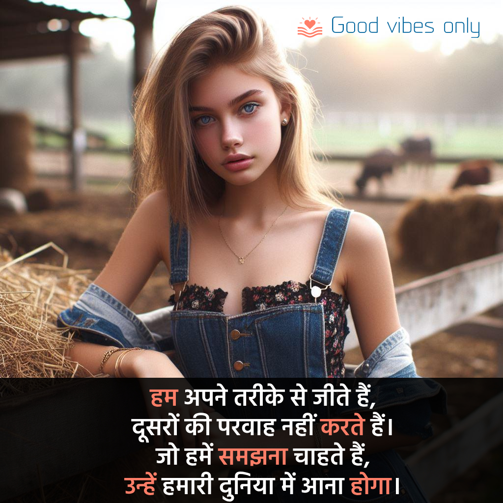 हम अपने तरीके से जीते हैं Good Vibes Only