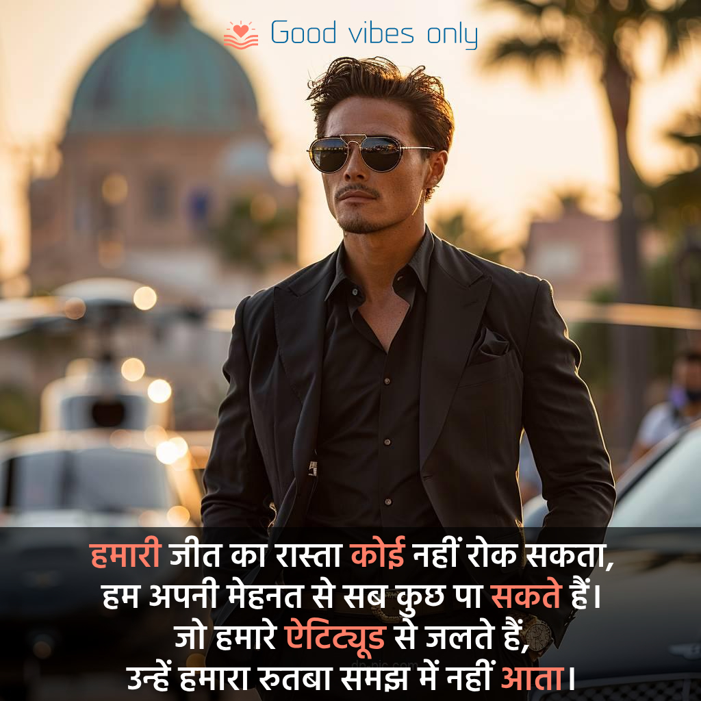 हमारी जीत का रास्ता कोई नहीं रोक सकता Good Vibes Only