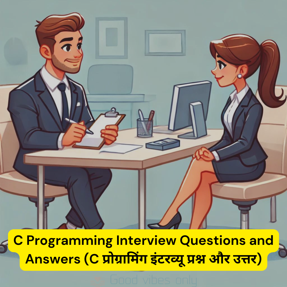 c programming interview questions and answers Good Vibes Only