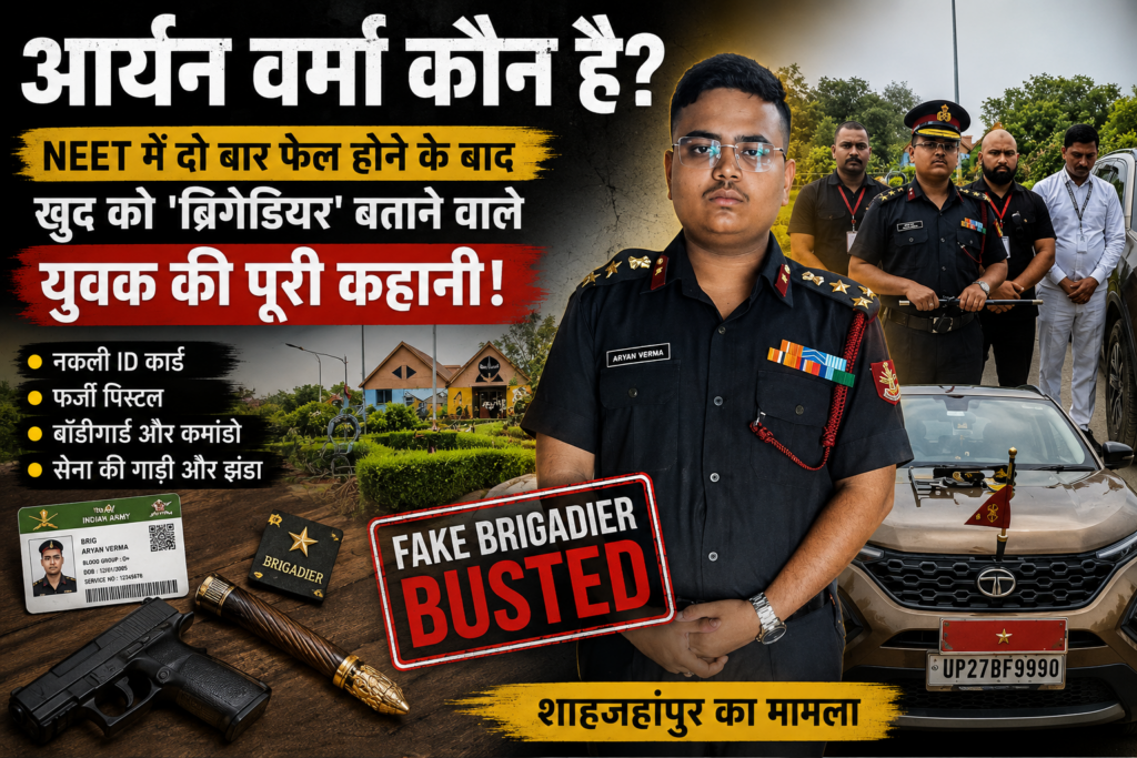 aryan verma fake brigadier news Good Vibes Only